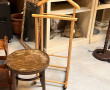 THONET - Paire de tabourets en bois cint