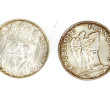 Lot de 2 pièces de monnaie de 100 F arge