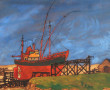 Jacques CORTELLARI (1942-2002) "Chantier