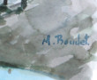 Michel BOUDET (Xxème) "Pinasse dans le b