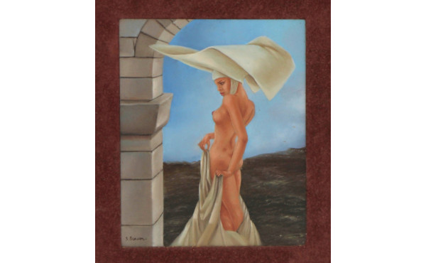Sophie BUSSON (1945) "Le dévoilement", h