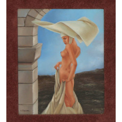 Sophie BUSSON (1945) "Le dévoilement", h