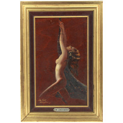 Marzio CHERUBINI (XIXè-XXè) "La nuit", h
