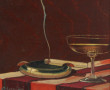 Marzio CHERUBINI (XIXè-XXè) "Fumée de ci