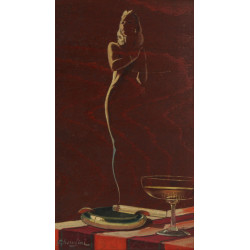Marzio CHERUBINI (XIXè-XXè) "Fumée de ci