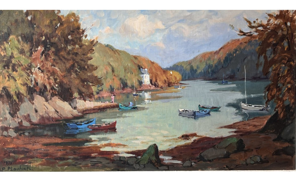 Pierre PLOUHINEC (1907-1984) "Bras de l'