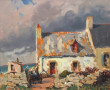 Pierre PLOUHINEC (1907-1984) "Maison de 