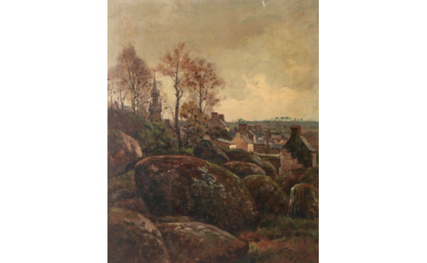 François-Marie PLATEAU (1845-1932) "Vill