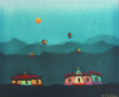 Marcelo MOLINA (Xxème) "Les ballons", hu
