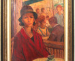 Valérie SCHNEIDER (Xxème) "La terrasse d