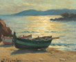 Ecole Xxème "Petite marine au couchant",