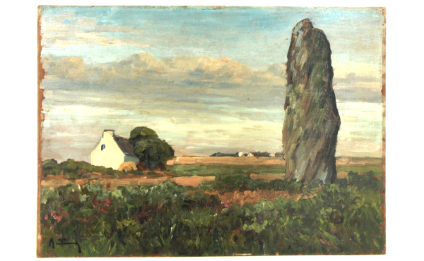 P. BUTEAU (Xxe) "Belle-Ile - Intérieur d