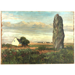 P. BUTEAU (Xxe) "Belle-Ile - Intérieur d