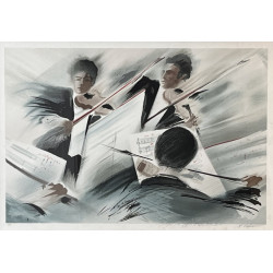 Maurice FILLONNEAU (1930-2000) "L'orches