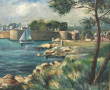 ESNAULT (Xxème) "Vue de Concarneau", hui