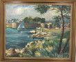 ESNAULT (Xxème) "Vue de Concarneau", hui