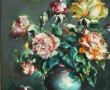 André MORVEZEN (Xxème) "Bouquet de roses