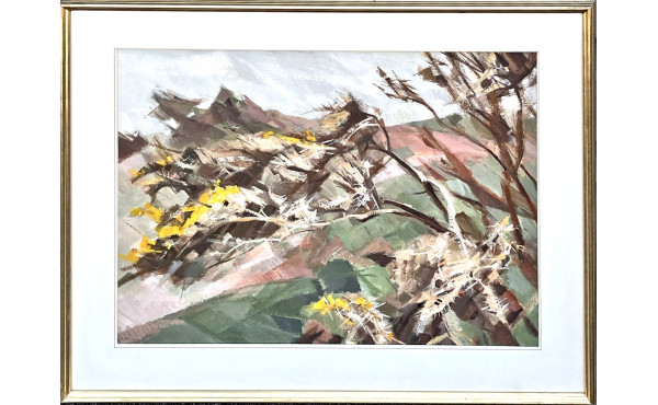 Jean LE MERDY (1928-2015) "Paysage au ge