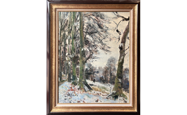 Gaston SEBIRE (1920-2001) "Fin de neige 