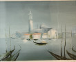 Louis LAMARQUE (1912-1991) "Vue de Venis