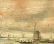 Ecole Xxème "Marine au couchant avec voi