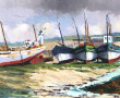 Paul KERBIRIOU (Xxème) "Le Port de Mogue