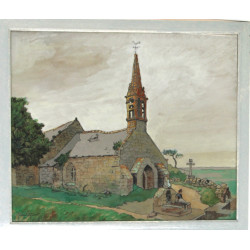Raoul GUINET (1813-1894) "Chapelle en Fi