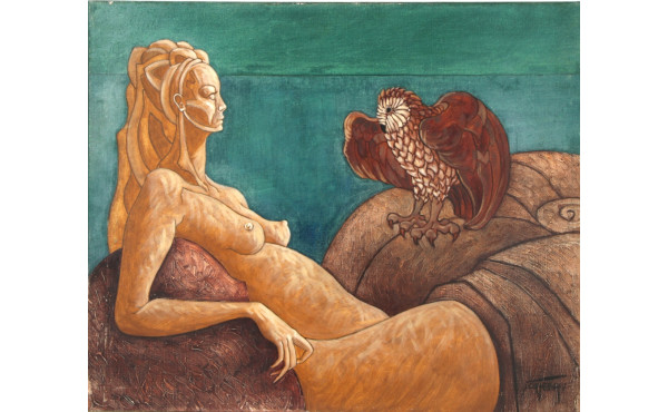 Jacques CORTELLARI (1942-2002) "Femme-Am