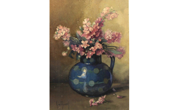 A. de CHICOURT (XIXè-Xxè) "Bouquet de fl