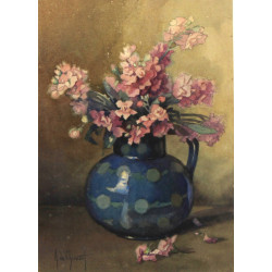 A. de CHICOURT (XIXè-Xxè) "Bouquet de fl
