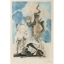 Salvador DALI (1904-1989) "L'ange rédemp
