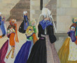Suzanne GUEGUEN (1900-1979) "Sortie d'ég