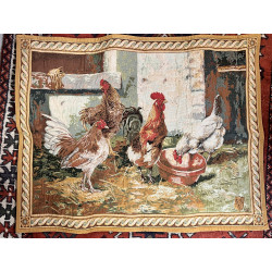 "Les poules de la basse-cour". Tenture 7