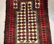 Tapis de tribu en laine points noués à d
