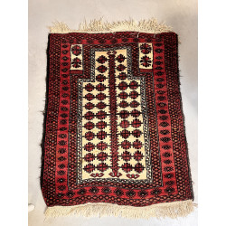 Tapis de tribu en laine points noués à d