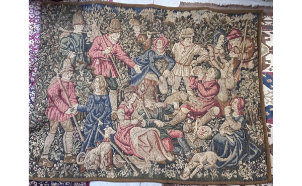"Collations des paysans", tapisserie réa