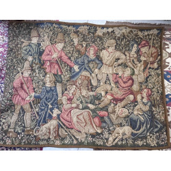 "Collations des paysans", tapisserie réa