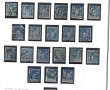 FRANCE type Sage - Ensemble de 28 timbrs