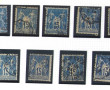 FRANCE type Sage - Ensemble de 28 timbrs