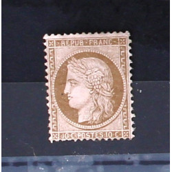 FRANCE - IIIe Rep - 1873 - Cérès 10 c br