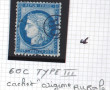 FRANCE - Cérès dentelé n° 60b 25 c bleu 