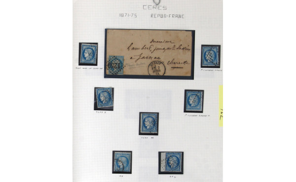 FRANCE - Céres 1871-1875 0, 