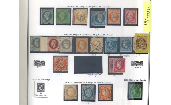 FRANCE - Second Empire et Siège de Paris