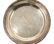 Dessous de bouteille en argent, poinçon 