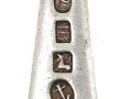 3 cuillères de table en argent étranger,