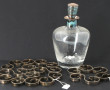 CHRISTOFLE - Carafe en cristal, avec col