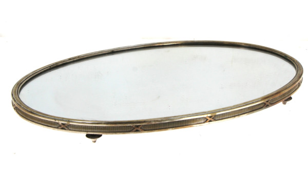 Surtout de table en métal argenté et fon