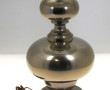 Lampe années 70 en métal, piètement en f