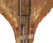 Baromètre en bois sculpté et doré, époqu