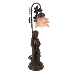 Lampe dans le goût de l'ancien en résine